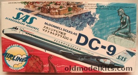 Hasegawa 1/200 McDonnell Douglas DC-9 SAS, LA5 plastic model kit